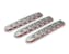 DV8 Offroad D-JP-190059-AL-3 Jeep JK 2 Door Handle Inserts | 3 Pcs | Silver